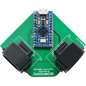 NORMICHIC Conversion Adapter Handle Converter External Board for SEGA MD/CD32/NES/SNES/PCE/Saturn/Arduino Pro Micro Game Controller Adaptor (NES)