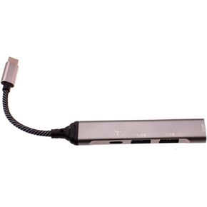 USB-C Adapter 4-in-1 Hub PD Type-C Charger Port Compatible with Samsung Galaxy Tab S10 FE 10.9"/Tab S10 FE Plus 13.1", USB Splitter