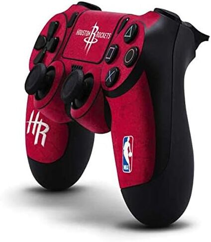 Skinit Decal Gaming Skin Compatible with PS4 Controller - Officially Licensed NBA Houston Rockets Distressed Design in Saudi Arabia