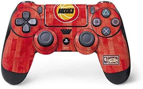 Skinit Decal Gaming Skin Compatible with PS4 Controller - Officially Licensed NBA Houston Rockets Distressed Design in Saudi Arabia