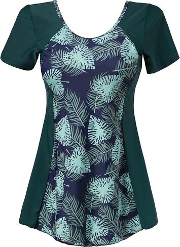 فستان سباحة نسائي من قطعة واحدة من ECUPPER مع بدلة استحمام قصيرة الأكمام in Kuwait