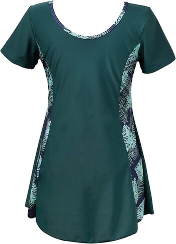 فستان سباحة نسائي من قطعة واحدة من ECUPPER مع بدلة استحمام قصيرة الأكمام in Kuwait