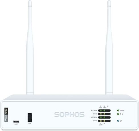 Sophos XGS 88W (Gen2) جهاز أمان لاسلكي مع حماية Xstream لمدة سنة واحدة (XY88ZZ12ZZPCUS) 4x 2.5 GE Ports Copper | هادئ وعالي الأداء جدار الحماية in Kuwait