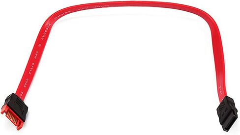 Monoprice SATA Serial ATA Extension Cable - 1.5 Feet - Red | with 7-pin SATA Port Male to Female, 3Gbps Data Transfer in Saudi Arabia