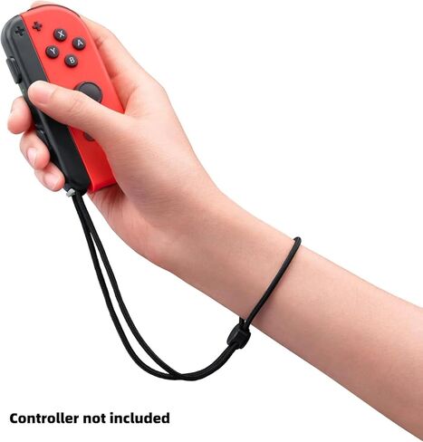 QXWPBV Joy-Con Controller Straps 2-Pack- Switch Accessories with Secure Grip & Comfort Design and 10 Thumb Caps (Pink) in Saudi Arabia
