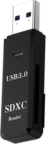 USB 3.0 CARD Reader | محول 5GBPS OTG - عارض الكاميرا المحمول ، قارئ بطاقة فتحات للكمبيوتر الشخصي ، وأجهزة الكمبيوتر المحمولة ، والتوصيل والقراءة ، الأسود ، XV599NZ2WSML64P6SM in Kuwait