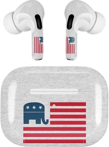 Skinit Decal Audio Skin Compatible with AirPods Pro 2nd Gen - Vote Democrat Design in Saudi Arabia