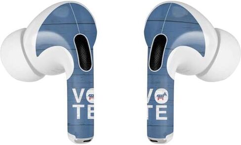 Skinit Decal Audio Skin Compatible with AirPods Pro 2nd Gen - Vote Democrat Design in Saudi Arabia