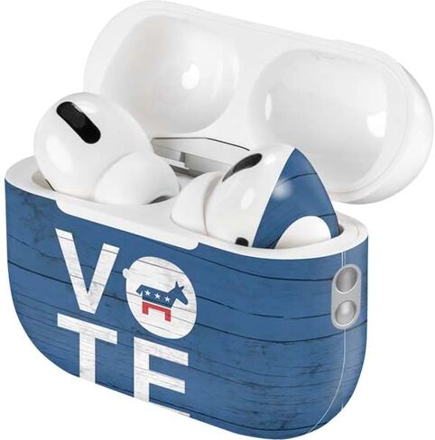 Skinit Decal Audio Skin Compatible with AirPods Pro 2nd Gen - Vote Democrat Design in Saudi Arabia