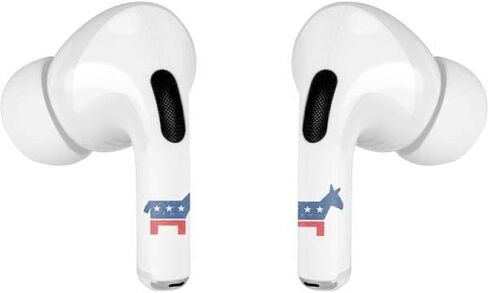 Skinit Decal Audio Skin Compatible with AirPods Pro 2nd Gen - Vote Democrat Design in Saudi Arabia