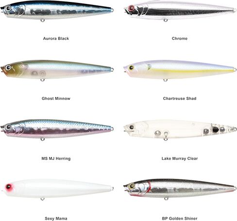 LUCKY CRAFT Gunfish 115NF Top Water Bass Fishing Lures, 4.5" Floating Lure with Cupped Mouth, Freshwater Trout and Bass Lures Fishing Gear, Accessories for Tackle Box in Saudi Arabia