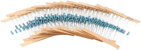 1080Pcs Resistor Kit - 1/4W 1% Precision Metal Film Resistors Assortment for DIY Electronics, 0-10 Ohm Range in Saudi Arabia