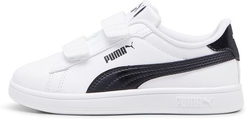 PUMA Smash Hook and Loop Sneaker, White-Passionfruit, 12 US Unisex Little Kid in Saudi Arabia