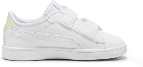 PUMA Smash Hook and Loop Sneaker, White-Passionfruit, 12 US Unisex Little Kid in Saudi Arabia