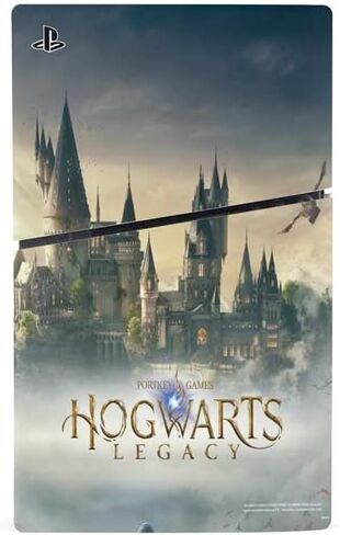 Skinit Decal Gaming Skin Compatible with PS5 Slim Disk Console - Officially Licensed Wizarding World Hogwarts Legacy Main Poster Design in Saudi Arabia