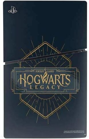 Skinit Decal Gaming Skin Compatible with PS5 Slim Disk Console - Officially Licensed Wizarding World Hogwarts Legacy Main Poster Design in Saudi Arabia
