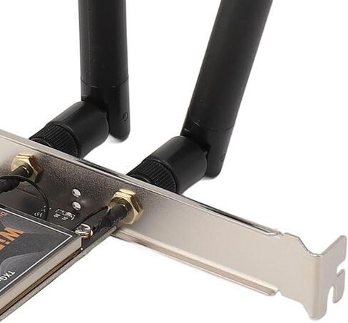 بطاقة Zunate 6e PCIe ، حتى 2400 ميجابت في الثانية ، بلوتوث 5.2 ، محول سلك أقل مع هوائي 8 ديسيبل ، محول شبكة أقل من الأسلاك للفوز 11 10 (لا قاعدة هوائي) in Kuwait