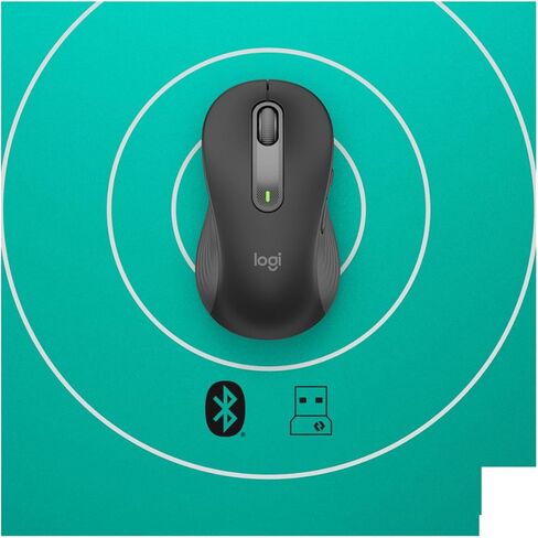 ماوس Logitech Signature M650 L الأيسر اللاسلكي - للأيدي اليسرى الكبيرة in Kuwait