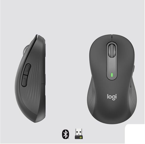 ماوس Logitech Signature M650 L الأيسر اللاسلكي - للأيدي اليسرى الكبيرة in Kuwait