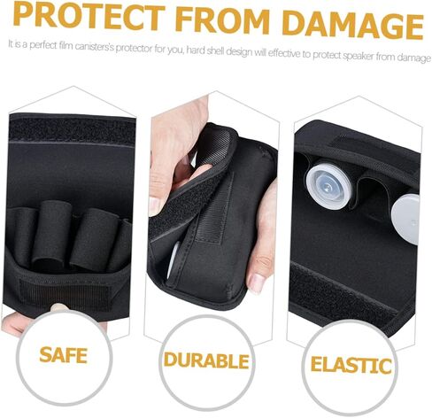 DOITOOL Film Canisters Organizer Pouch Shockproof Storage Case for Film Canisters Weather Resistant Carrying Bag Easy for Camera Travel and Storage in Saudi Arabia