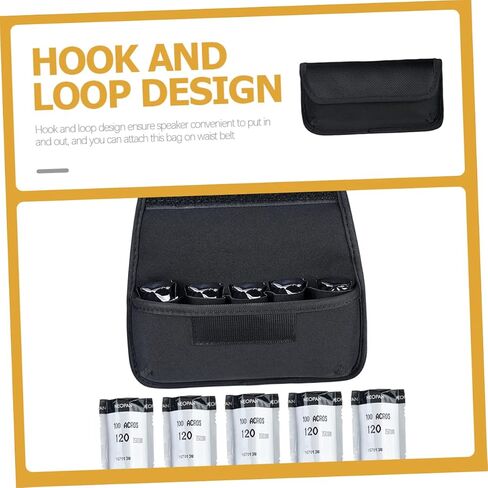 DOITOOL Film Canisters Organizer Pouch Shockproof Storage Case for Film Canisters Weather Resistant Carrying Bag Easy for Camera Travel and Storage in Saudi Arabia