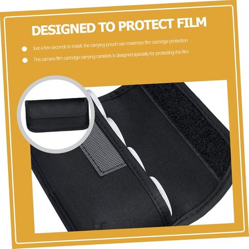 DOITOOL Film Canisters Organizer Pouch Shockproof Storage Case for Film Canisters Weather Resistant Carrying Bag Easy for Camera Travel and Storage in Saudi Arabia