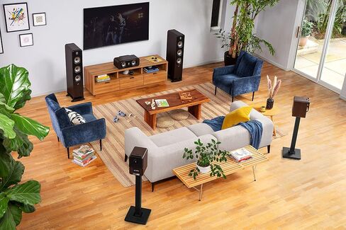 Polk Signature Elite ES30 Center Channel Speaker - Hi-Res Audio Certified and Dolby Atmos & DTS:X Compatible, 1" Tweeter & Two 5.25" Woofers, Contemporary Walnut (Renewed) in Saudi Arabia