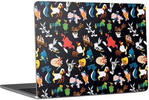 Skinit Skinit Laptop Skin متوافق مع MacBook Air 13in M4 (2025) - تصميم نمط هوية لوني تونز المرخص رسميًا in Kuwait