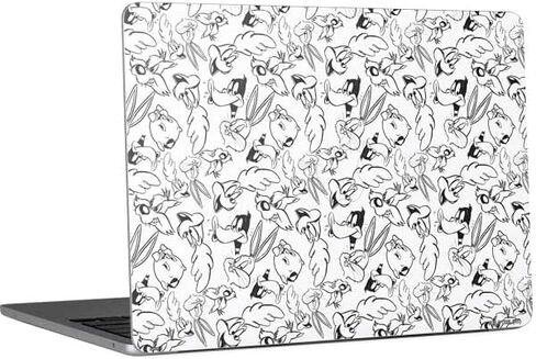 Skinit Skinit Laptop Skin متوافق مع MacBook Air 13in M4 (2025) - تصميم نمط هوية لوني تونز المرخص رسميًا in Kuwait
