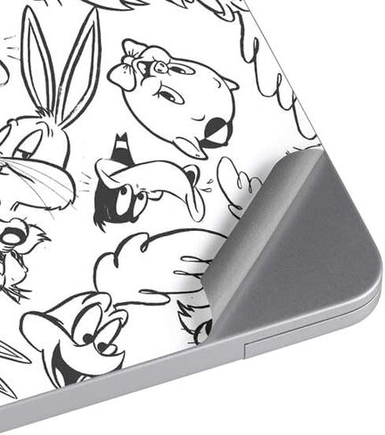 Skinit Skinit Laptop Skin متوافق مع MacBook Air 13in M4 (2025) - تصميم نمط هوية لوني تونز المرخص رسميًا in Kuwait