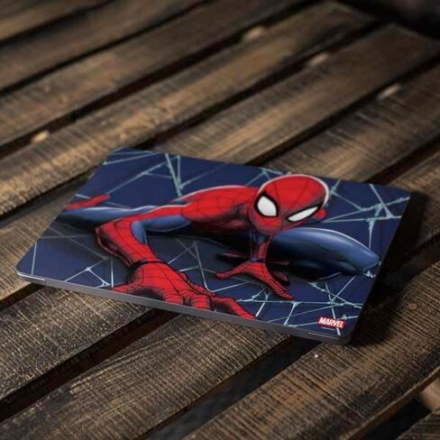 Skinit Skinit Laptop Skin متوافق مع MacBook Pro 13in (2020) - Marvel Spiderman Group Group Design in Kuwait