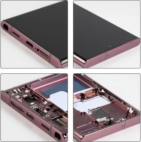 6.8 "الأصلي AMOLED 120 هرتز لـ Samsung Galaxy S22 Ultra Screen ReplaceMen OEM S22ULTRA 5G S908U S908U1 S908B S908E عرض مجموعة أرقام شاشة اللمس (مع إطار أسود+أدوات) in Kuwait