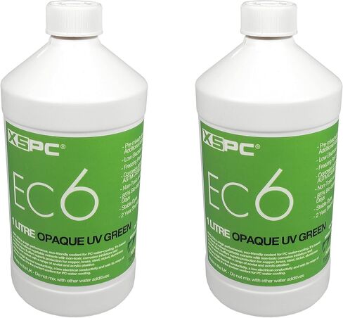XSPC EC6 Premix Premix PC Coolant ، غير شفاف ، 1000 مل ، أبيض ، 2 عبوة in Kuwait