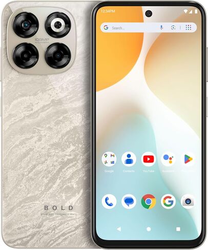 Bold K30 | 2025 | All-Day Battery | Unlocked | 6.7" HD+ Infinity Dot Display | 256/6GB | Triple 108MP Camera | US Version | US Warranty | (Grey) in Saudi Arabia