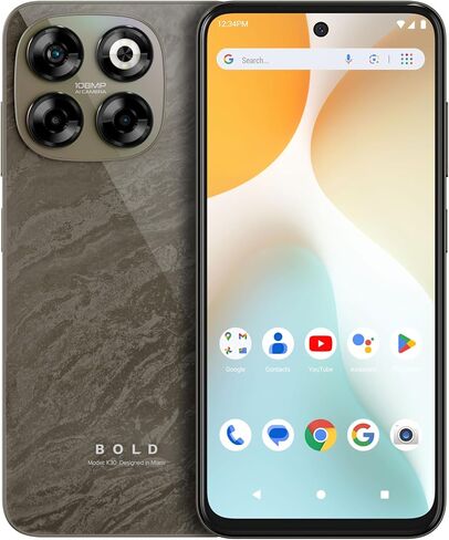 Bold K30 | 2025 | All-Day Battery | Unlocked | 6.7" HD+ Infinity Dot Display | 256/6GB | Triple 108MP Camera | US Version | US Warranty | (Grey) in Saudi Arabia