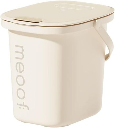 MEOOF Automatic Vacuum Pet Food Storage Airtight Dry Pet Food Bucket 13L/15 lb Dog Food Storage Container for Dogs Cats Small Animals Rechargeable Sealed Storage Bin with Scoop in Saudi Arabia