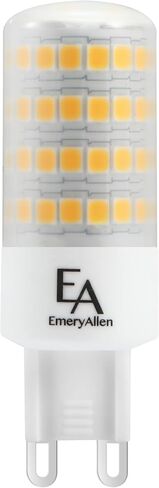 EmeryAllen G9 Base, 5.0Watt (60W Equivalent) Dimmable Miniature Bi-Pin Base | JA8 Compliant LED Light Bulb |120V- 550 Lumens |4000K |1 Pcs in Saudi Arabia