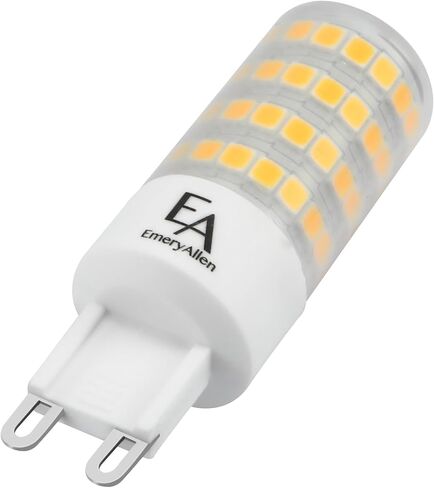 EmeryAllen G9 Base, 5.0Watt (60W Equivalent) Dimmable Miniature Bi-Pin Base | JA8 Compliant LED Light Bulb |120V- 550 Lumens |4000K |1 Pcs in Saudi Arabia