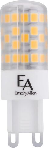 EmeryAllen G9 Base, 5.0Watt (60W Equivalent) Dimmable Miniature Bi-Pin Base | JA8 Compliant LED Light Bulb |120V- 550 Lumens |4000K |1 Pcs in Saudi Arabia