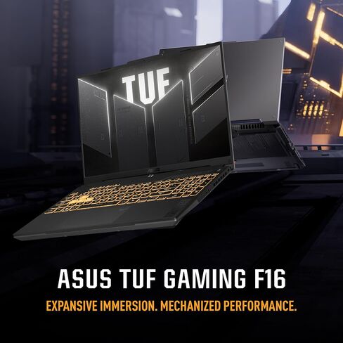 كمبيوتر محمول للألعاب ASUS TUF Gaming F16، شاشة 16 بوصة FHD+ 144 هرتز IPS-Level 16:10، Intel® Core™ 5 210H، NVIDIA® GeForce RTX™ 4050، 16 جيجابايت DDR5، 512 جيجابايت PCIe Gen4 SSD، Wi-Fi 6، Win11 Home، FX607VU-SS53 in Kuwait