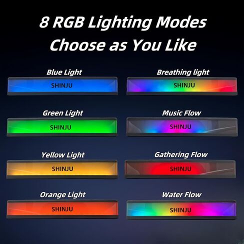 مكبرات صوت الكمبيوتر RGB لملحقات ألعاب الكمبيوتر المكتبي ، 5.3 شريط صوت بلوتوث لمتكلمات شاشة مكبرات الصوت AUX في مكبرات صوت بطاقة 3.5 مم / TF CART in Saudi Arabia