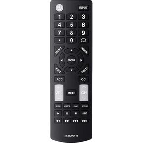 Universal NS-RC4NA-18 Remote Control Replacement for All Insignia TVs, No Programming Required(Not fit for Insignia fire TV)