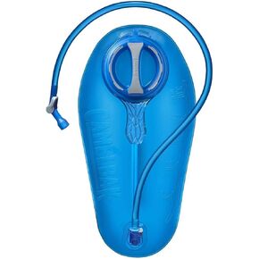 CamelBak Crux 3-Liter Water Reservoir - Hydration Bladder - Faster Water Flow Rate - Leak-Proof Water Bladder - Ergonomic Shape - Big Bite Valve - BPA-Free - 100oz, Blue