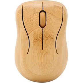Bamboo Wood Computer Control Devices, 2.4GHz Computer Devices with USB Receiver, Keyboard and Mouse Combo (Mouse)