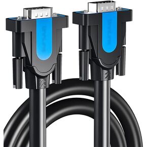 HDMI DisplayPort VGA Monitor Cable 1080p VGA عالية الدقة إلى كابل VGA لعرض أجهزة العرض HDTV والمزيد من كابلات الكمبيوتر الممكّنة لـ VGA (الحجم: 10M) (1M)