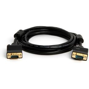 10 ft VGA SVGA UXGA Monitor Projector Cable - Coaxial (RGB type) and 4 twisted pair to support higher video resolution.