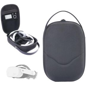 Carrying Case for Meta Quest 3S, Hard Shell Travel Bag for Travel and Protection (Black)