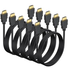 كابل HDMI 2.1 8K 6FT 5 حزم، سلك كابل HDMI® فائق السرعة، eARC / ARC كابل HDMI - 4K@120 هرتز/165 هرتز 8K@60 هرتز لـ DTS:X، HDCP 2.2 & 2.3، HDR 10 للتلفزيون عالي الدقة، Roku، PS4 / PS5، بلو راي، إل جي، ساوند بار