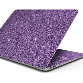 Compatible with MacBook Pro 14" M4 (A3401/A3185) - Skin Decal Protective Scratch Resistant Vinyl Wrap - Sparkling Purple Ultra Metallic Glitter