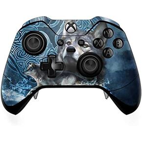 Skinit Decal Gaming Skin Compatible with Xbox One Elite Controller - Officially Licensed Tate and Co. Celtic Wolf Design